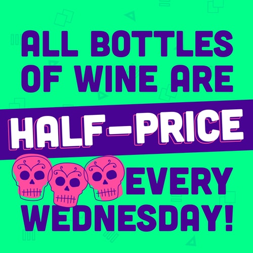 Half Price Nahcos Wednesday