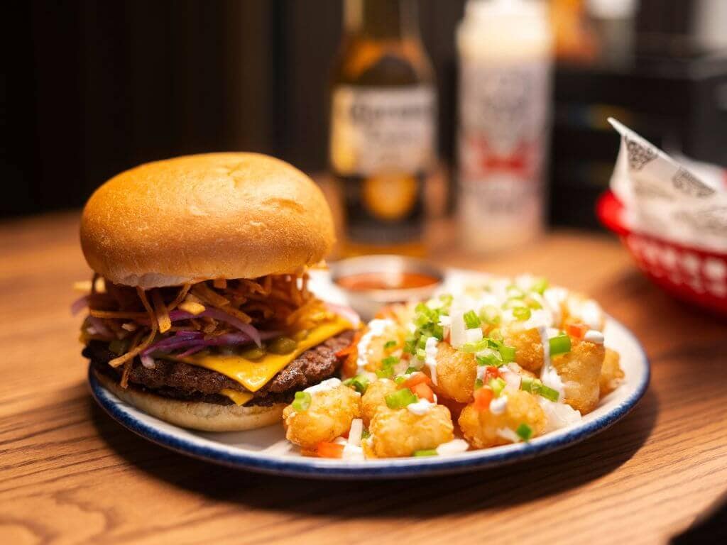 Green Chili Smash Burger