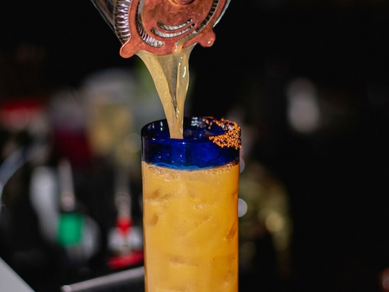 Spicy Peach &amp; Vanilla Paloma